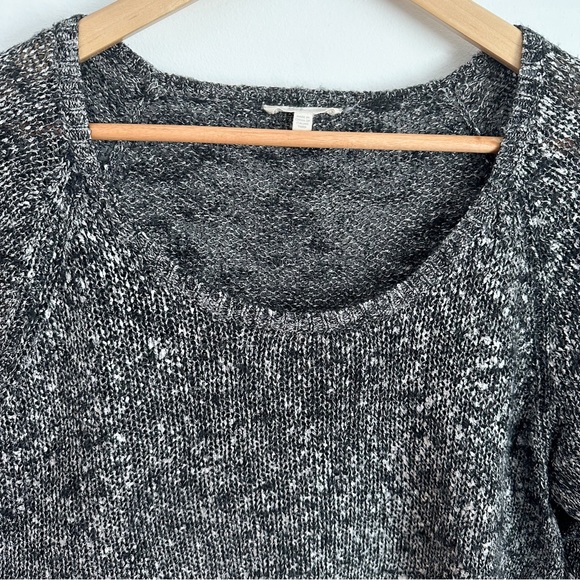Eileen Fisher black silver metallic sweater - Picture 5 of 5
